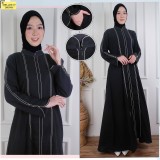Nara-001 Gamis Nara Bahan Jetblack